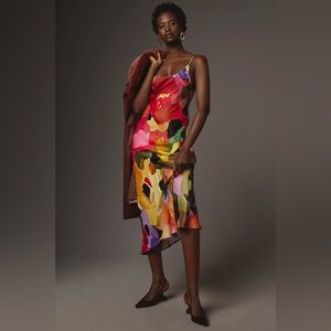 NWT Conditions Apply Elva Slip Midi Dress